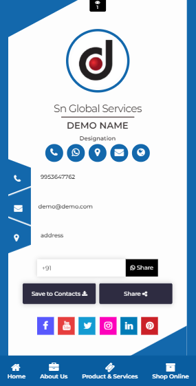 low cost visiting card